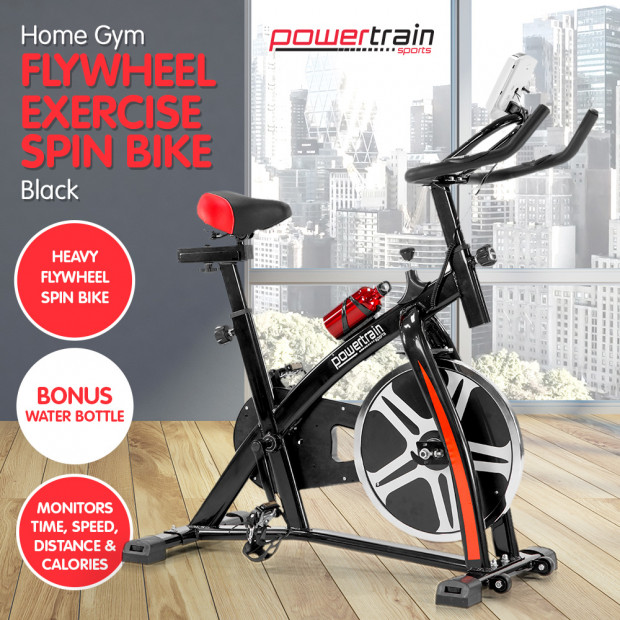Powertrain XJ-91 Home Gym Exercise Bike - Black Image 2