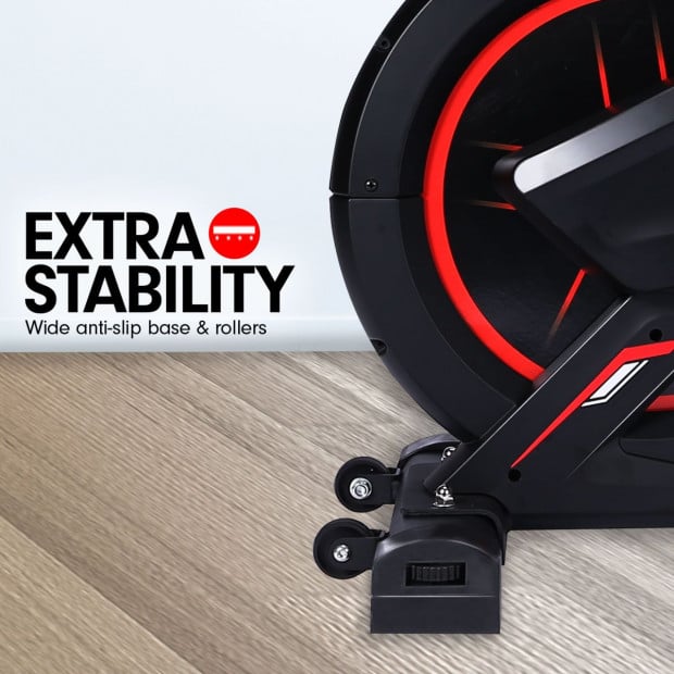 Powertrain RX-900 Flywheel Exercise Bike - Red Image 2