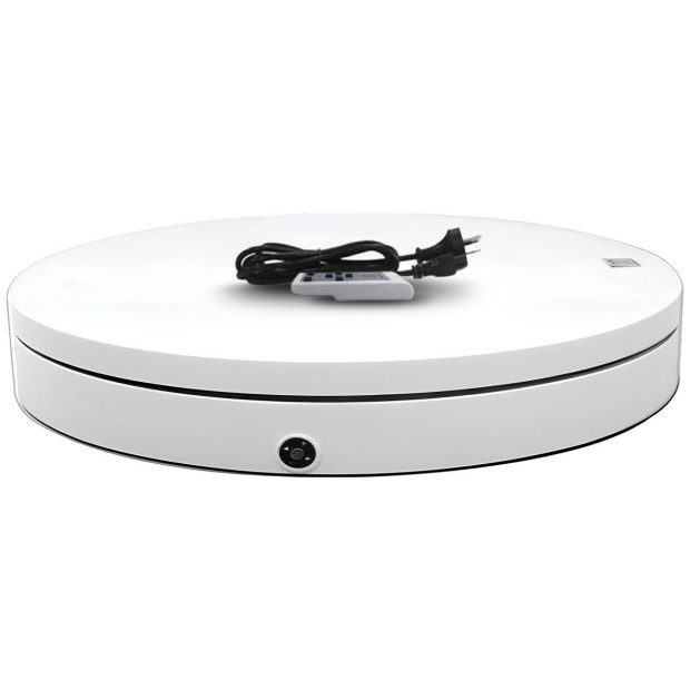 Christabelle 60cmD 100kg Commercial-Grade Electric Display Turntable Christmas Tree - White Image 3