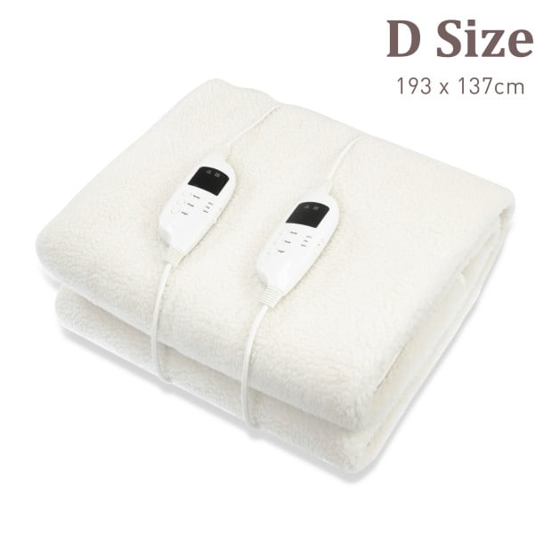Laura Hill Heated Electric Blanket Fitted Fleece Underlay - Double Image 12
