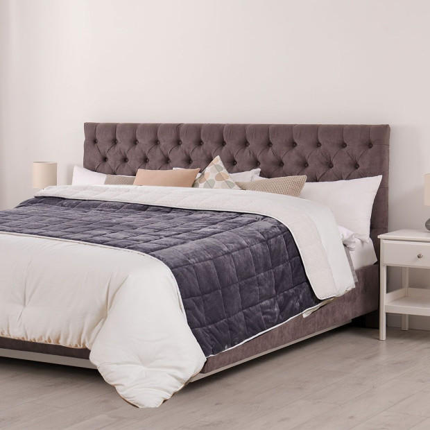 Weighted Blanket Heavy Gravity Deep Relax Ultra Soft 11KG Adults Grey Image 8