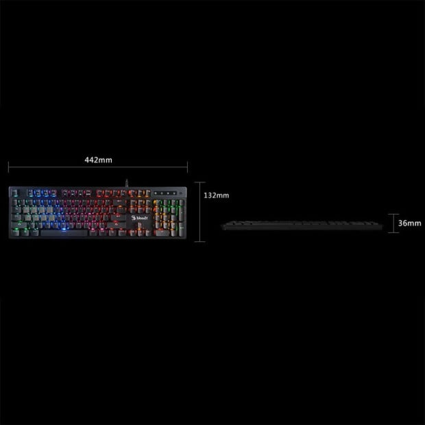 Bloody B500N Mecha-like Switch Gaming Keyboard Image 3