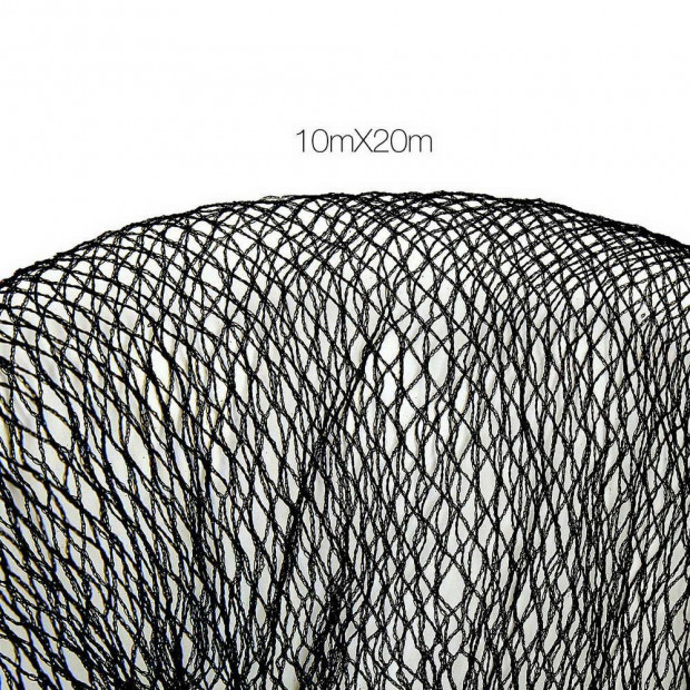 10 x 20M Anti Bird Net Netting - Black Image 1