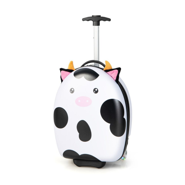 Hard Shell Carry On Travel Suitcase With 2 Flashing Wheels