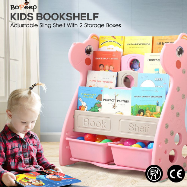 Bo Peep 4 In 1 Pink Kids Bookshelf