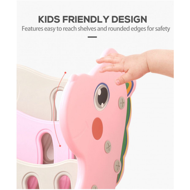 Bo Peep 4 In 1 Pink Kids Bookshelf Image 7