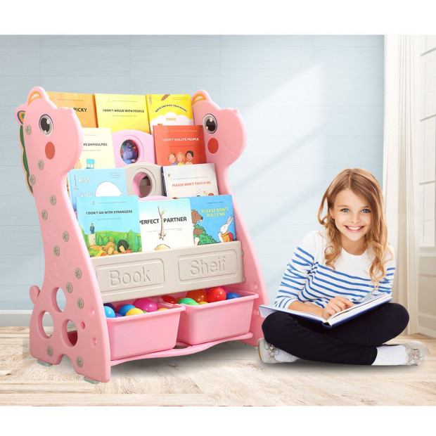 Bo Peep 4 In 1 Pink Kids Bookshelf Image 3