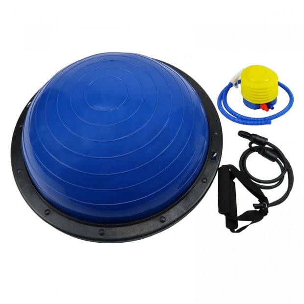 Powertrain Fitness Yoga Ball Home Gym Workout Balance Trainer - Blue Image 2
