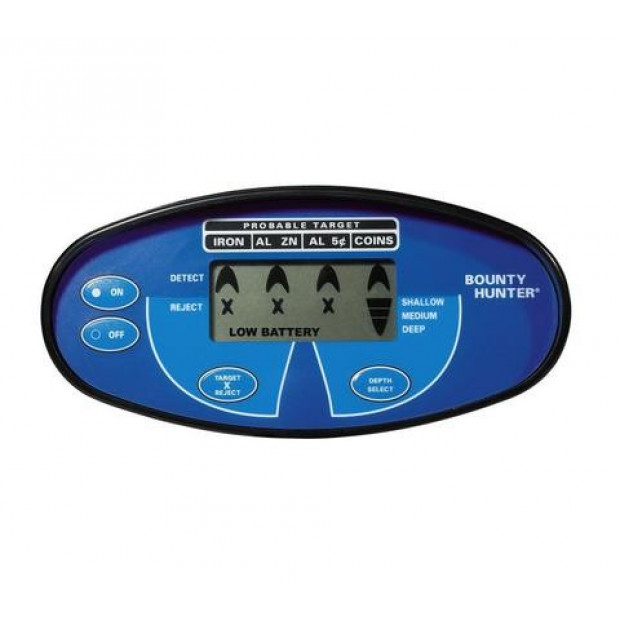 Bounty Hunter Pioneer Ex Metal Detector With Waterproof Coil Image 2