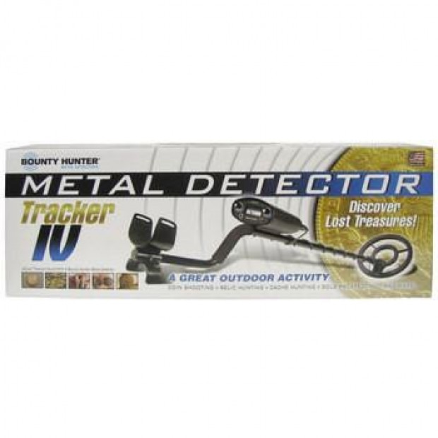 Bounty Hunter Tracker 4 Iv Metal Detector + Bonus Trowel &and Pouch Image 2
