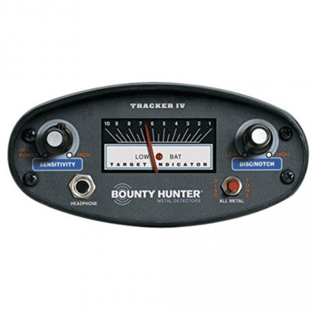Bounty Hunter Tracker 4 Iv Metal Detector + Bonus Trowel &and Pouch Image 3