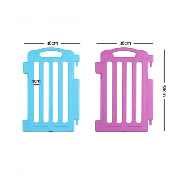 Cuddly Baby Plastic Baby Playpen Extension Panel / 2 Pieces Image 1