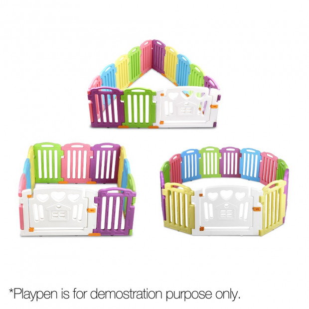 Cuddly Baby Plastic Baby Playpen Extension Panel / 2 Pieces Image 5