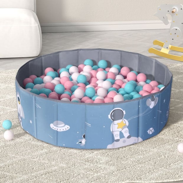 Kids Ball Pool Pit Toddler Play Foldable Child Playhouse - Blue Image 5