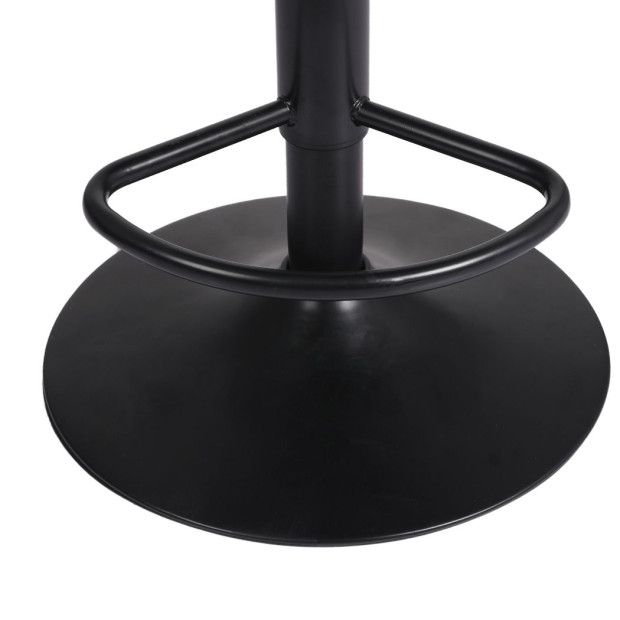 1x Bar Stools Kitchen Gas Lift Wooden Beech Chair Swivel Image 5