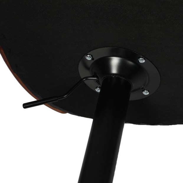 1x Bar Stools Kitchen Gas Lift Beech Stool Chair Swivel Image 6