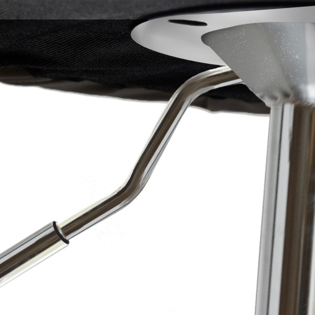 1x Kitchen Bar Stools Gas Lift Wooden Beech Stool Metal Black Image 6