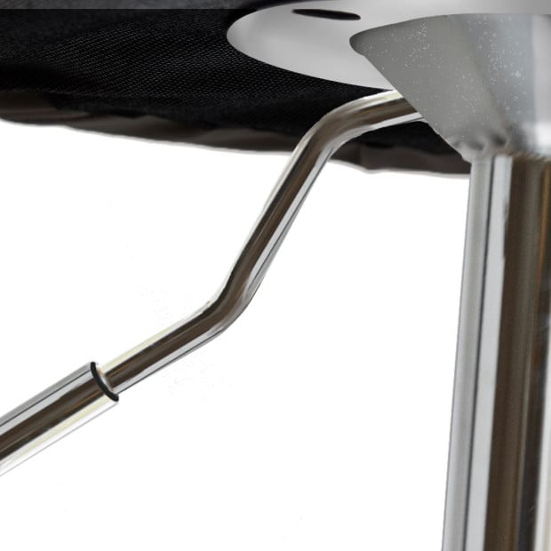 1x Kitchen Bar Stools Gas Lift Wooden Beech Stool Metal Black Image 6