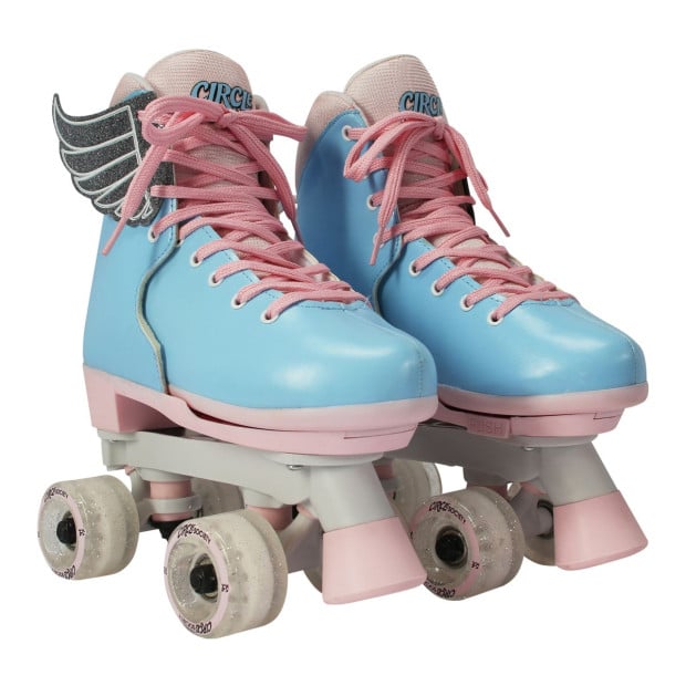 Circle Society Adjustable Kids Quad Roller Skates - Cotton Candy Image 2