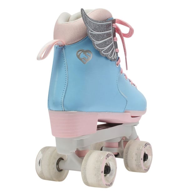 Circle Society Adjustable Kids Quad Roller Skates - Cotton Candy Image 4