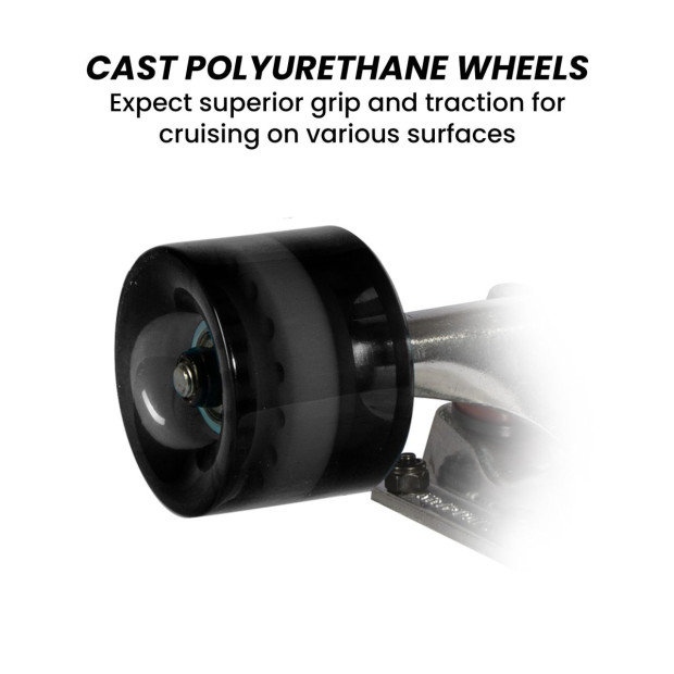 Kryptonics 26-inch Skateboard Mini Cutaway Cruiser Board - 89 IS Fine Image 8