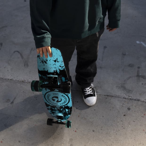Kryptonics 28-Inch Skateboard Cruiser Board - Negative Image 10