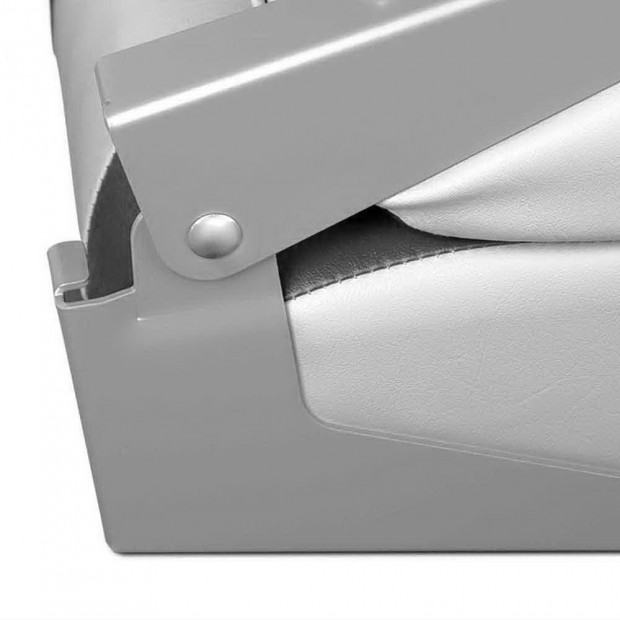 Set of 2 Swivel Folding Boat Seats - Grey Image 11