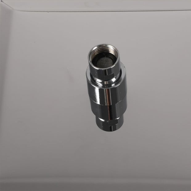 Rain Shower Head Set Silver Square Taps Mixer Handheld High Pressure 8 Image 5