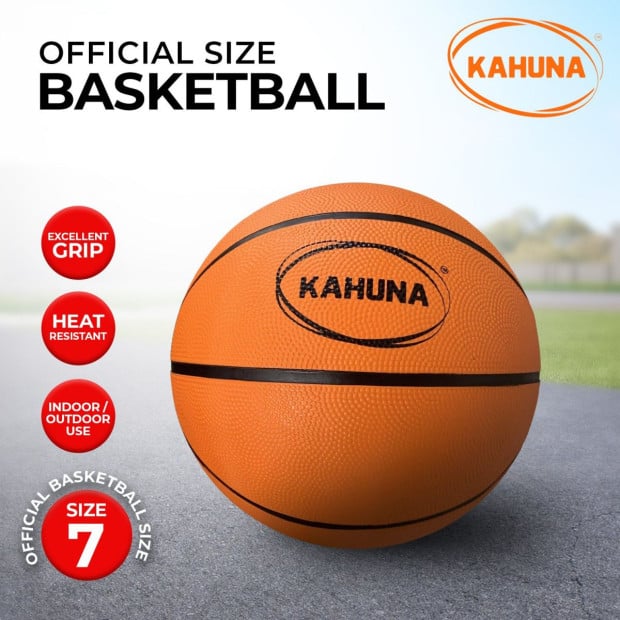 Kahuna Size 7 Standard Basketball for Indoor/Outdoor Use Image 10