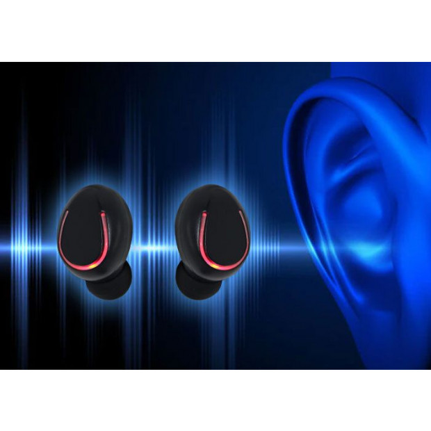 Bluetooth 5.0 Wireless Ear Buds Headphone Headset Noise Reduction Mic Image 5