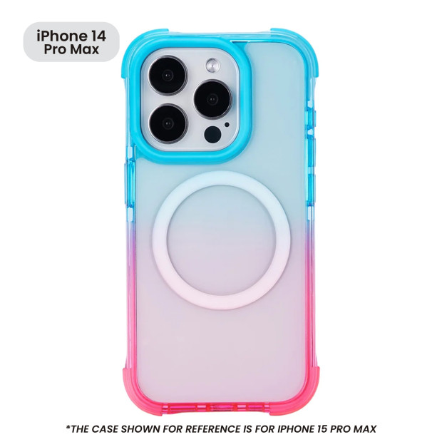 Vanguard Case for iPhone 14 Pro Max - Blue Pink Image 2