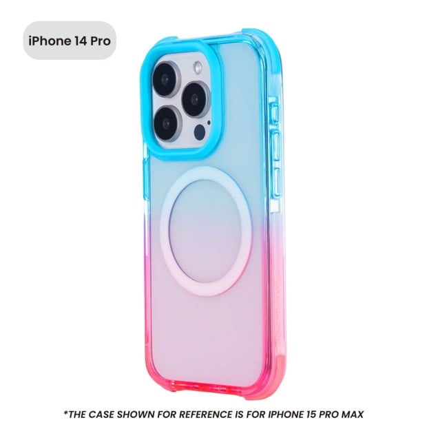 Vanguard Case for iPhone 14 Pro - Blue Pink Image 3