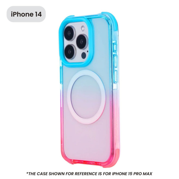 Vanguard Case for iPhone 14 - Blue Pink Image 3