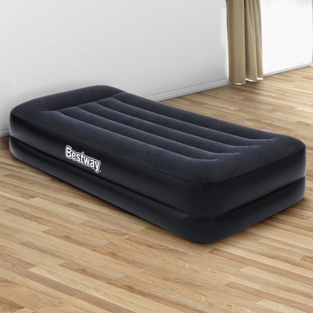 Air Mattress Bed Single Size Inflatable Camping Beds Built-in Pump Image 8