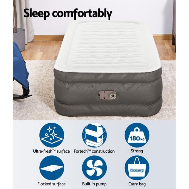 Air Mattress Bed Single Size Inflatable Camping Beds 46cm Image 5