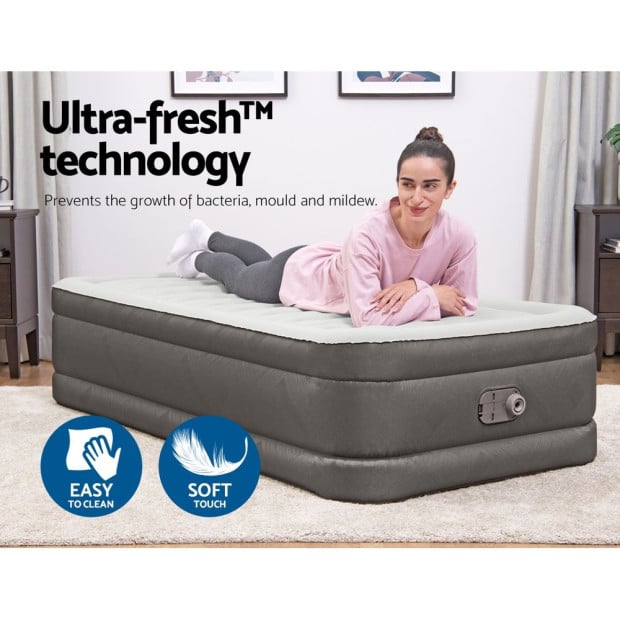 Air Mattress Bed Single Size Inflatable Camping Beds 46cm Image 7