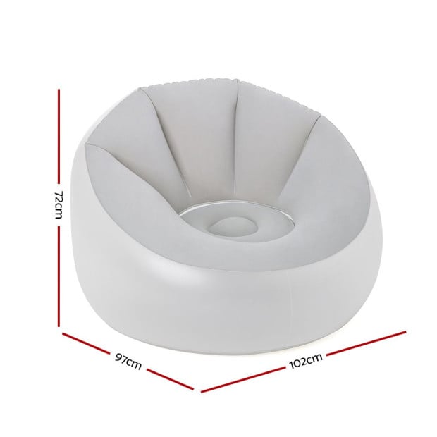 Inflatable Seat Sofa LED Light Chair Outdoor Lounge Cruiser Image 2