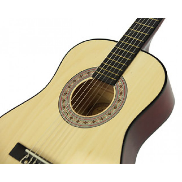 Childrens no-cut acoustic guitar - Natural Image 5