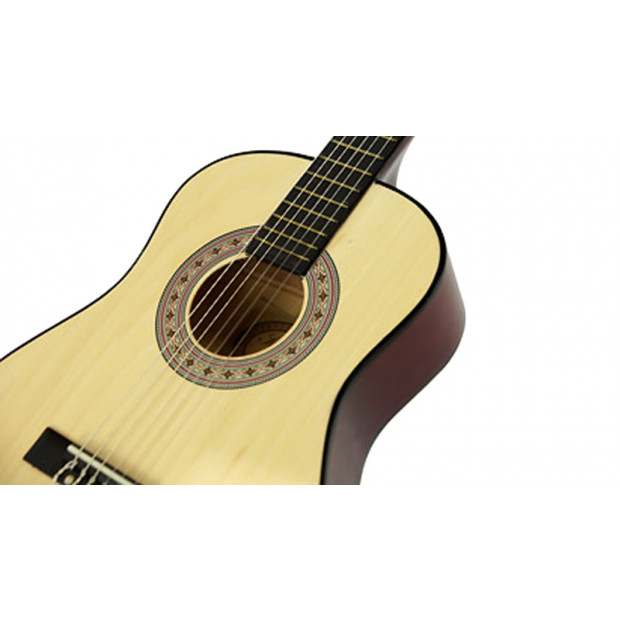 Childrens no-cut acoustic guitar - Natural Image 4