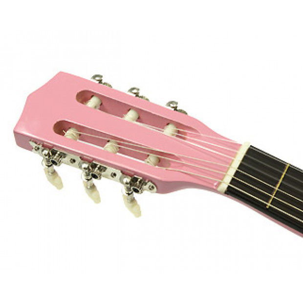 Childrens no-cut acoustic guitar - Pink Image 5