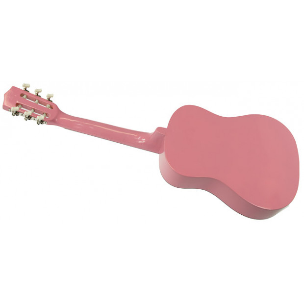 Childrens no-cut acoustic guitar - Pink Image 3