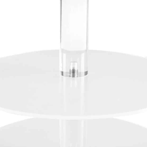 5-star Chef Cake Stand 5 Tiers Acrylic Holder Display Round Clear Wedding Party Image 4
