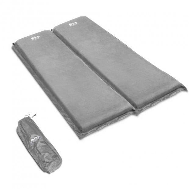 Self Inflating Mattress Double 10cm Grey