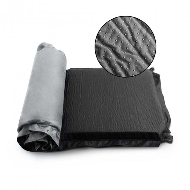 Self Inflating Mattress Single 10cm Grey Image 5