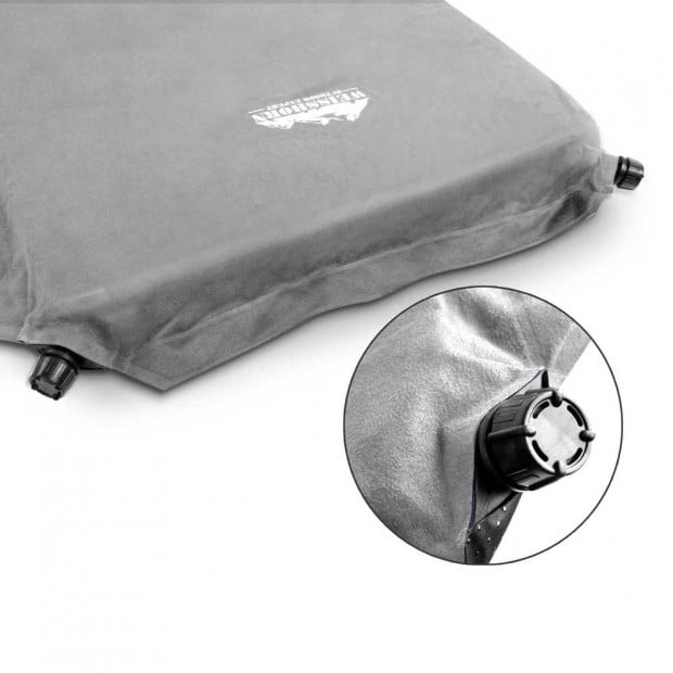 Self Inflating Mattress Single 10cm Grey Image 8