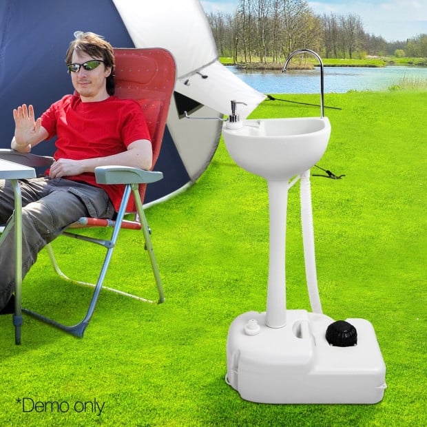 Camping Portable Sink Wash Basin 19L Image 12