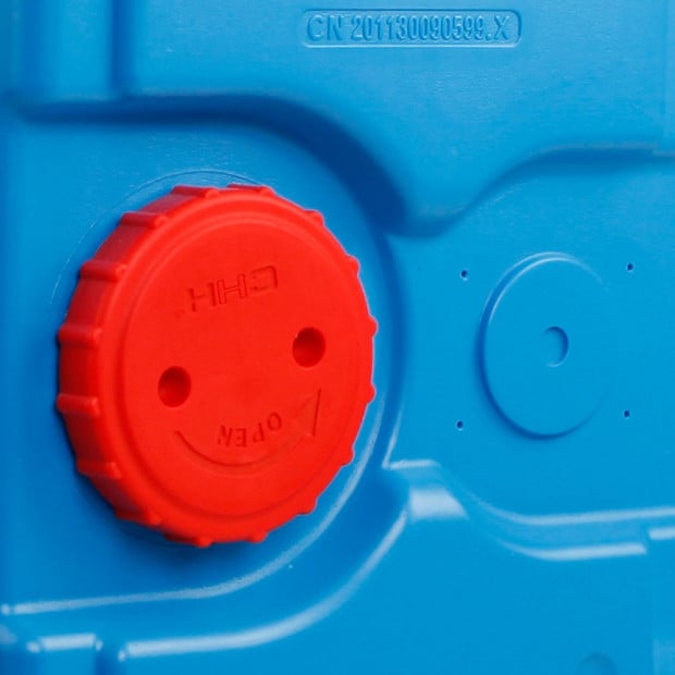 40L Portable Wheel Water Tank Blue Image 8
