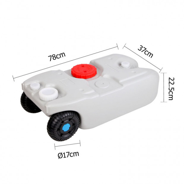 40L Portable Wheeling Water Tank Image 2