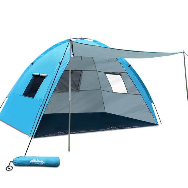 2-4 Person Camping Tent - Blue