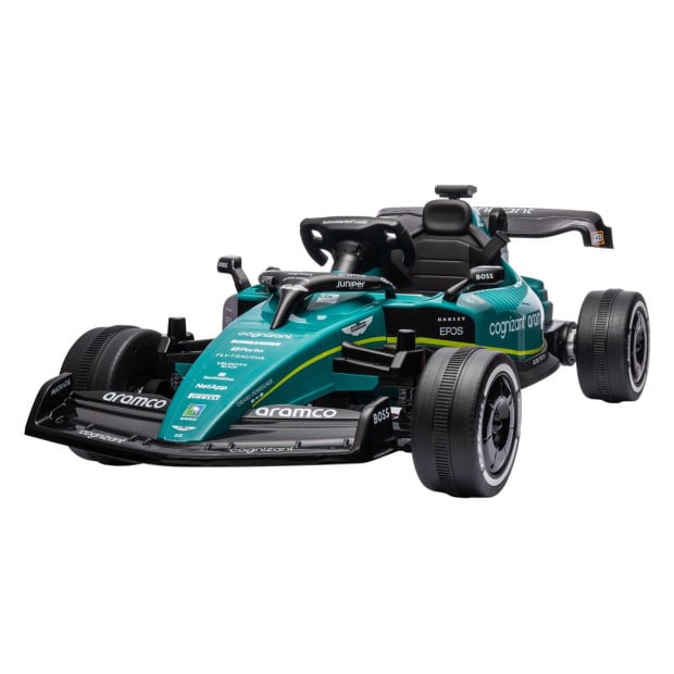 Aston Martin Aramco F1 Licensed Electric Kids Race Car Image 2